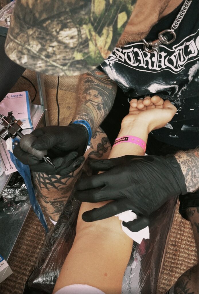 Tatuering på Lollapalooza. Schema. 