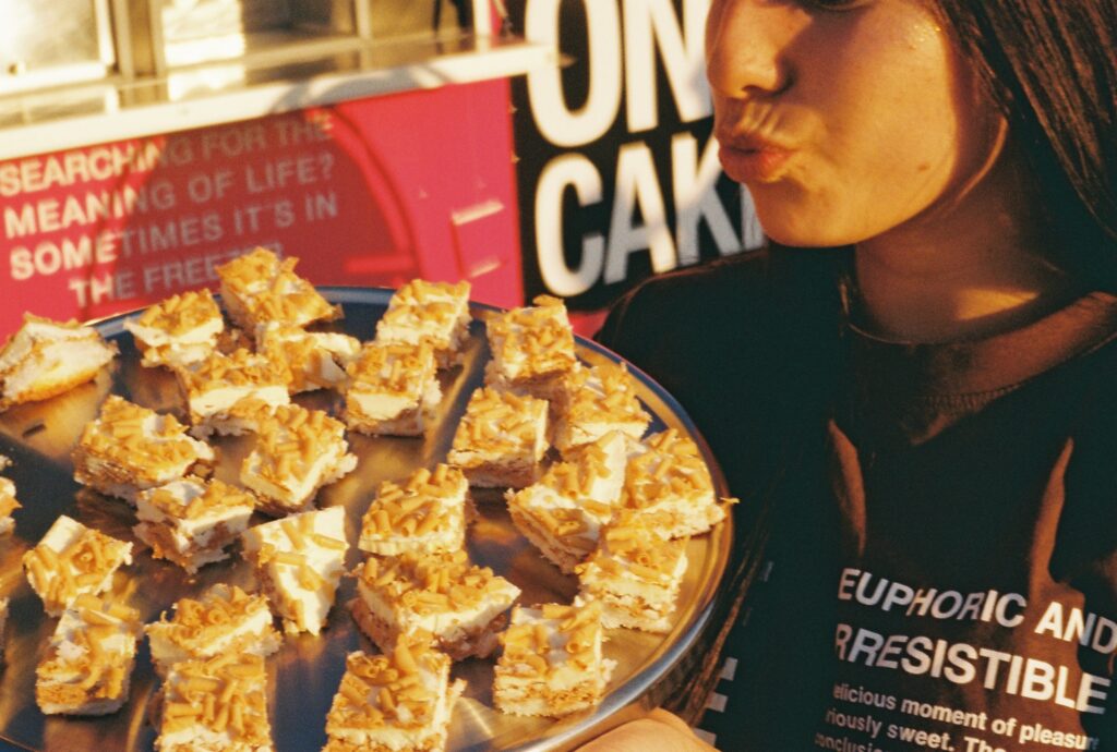 One Cake The Caramel, Lidl tårtan delades ut som smakprov på musikfestivalen Lollapalooza